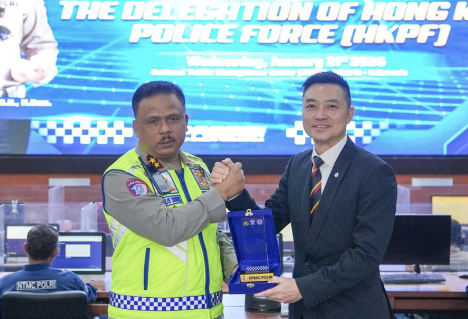 Polisi Hong Kong Kunjungi Korlantas Polri